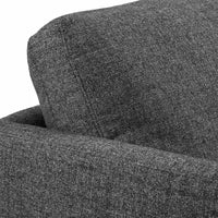 Chaise à pieds fuselés de style Mid-Century Oana avec coussins par iNSPIRE Q Modern
