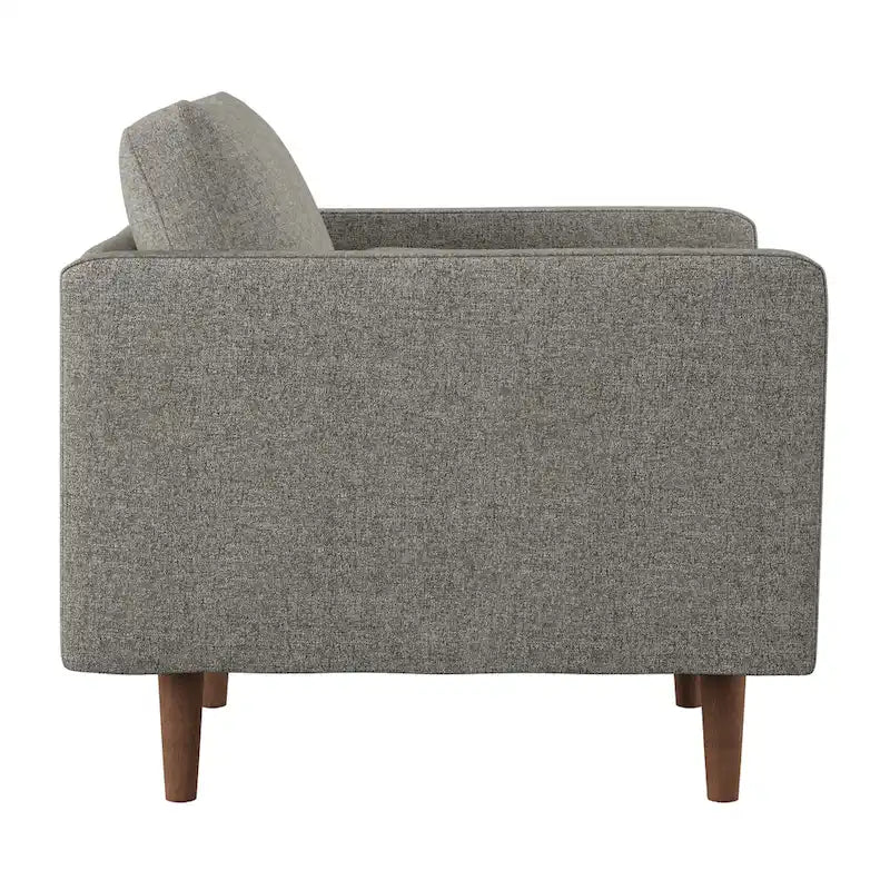 Chaise à pieds fuselés de style Mid-Century Oana avec coussins par iNSPIRE Q Modern