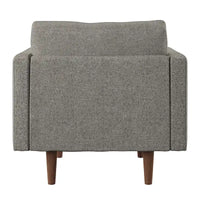 Chaise à pieds fuselés de style Mid-Century Oana avec coussins par iNSPIRE Q Modern