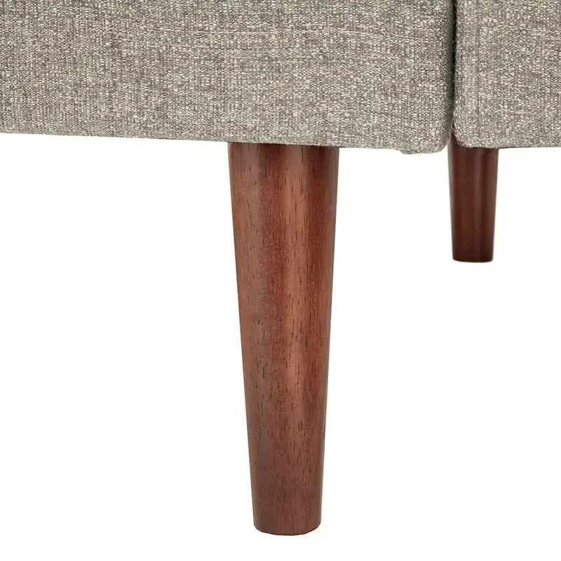 Chaise à pieds fuselés de style Mid-Century Oana avec coussins par iNSPIRE Q Modern