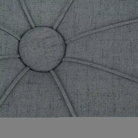 Madison Park Aberdeen Pouf surdimensionné ovale capitonné et rembourré
