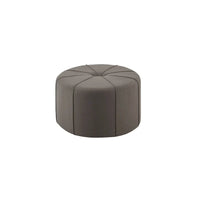 Madison Park Aberdeen Pouf surdimensionné ovale capitonné et rembourré