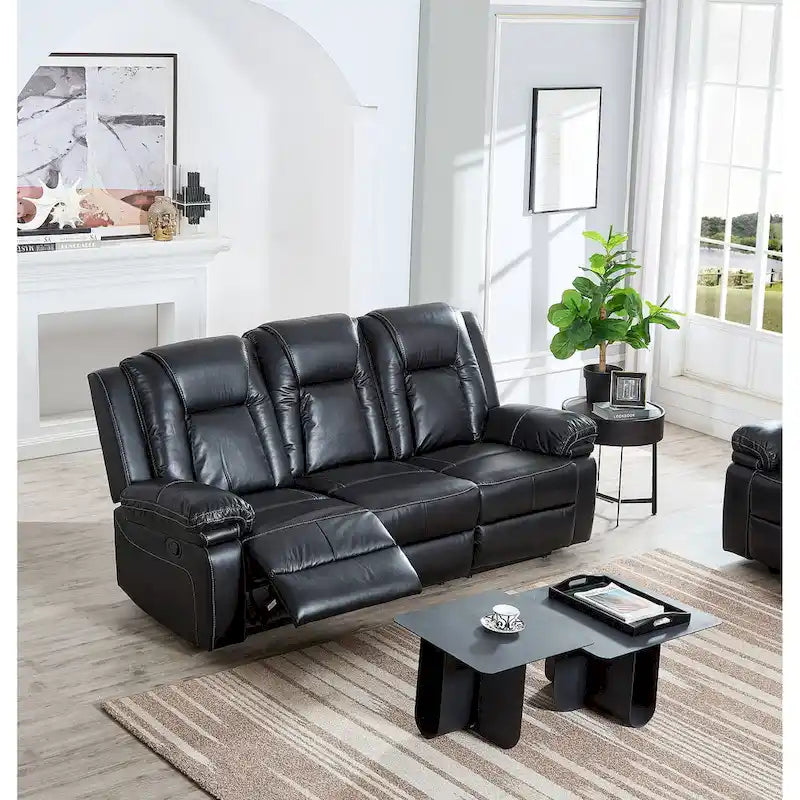 Canapé inclinable en cuir reconstitué