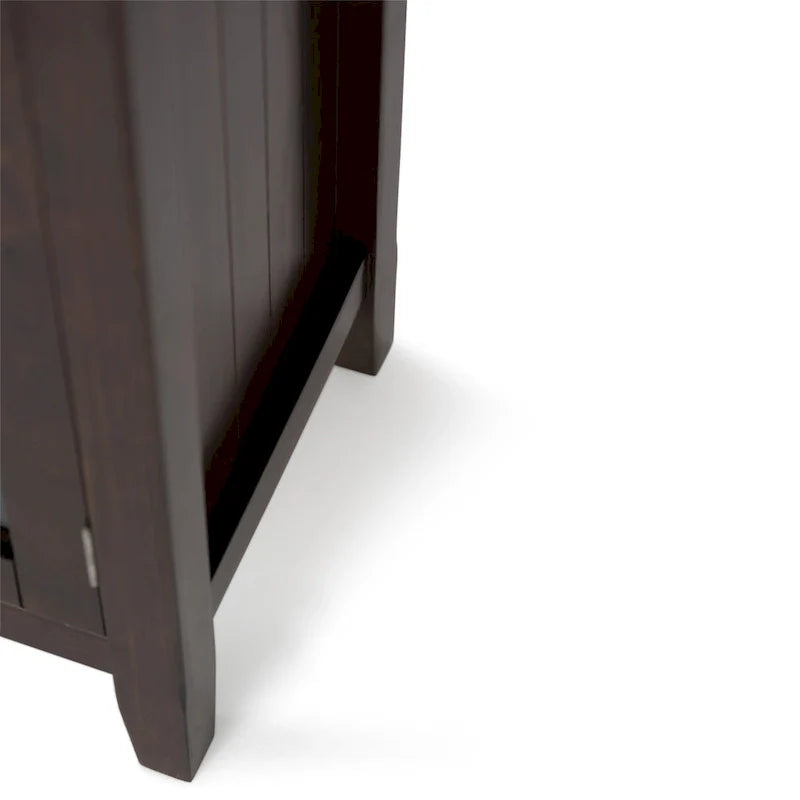 WYNDENHALL Normandy Armoire de rangement en bois massif 39 po - 39 larg. x 17 prof. x 42,2 haut.