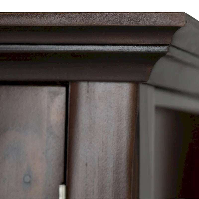 WYNDENHALL Normandy Armoire de rangement en bois massif 39 po - 39 larg. x 17 prof. x 42,2 haut.