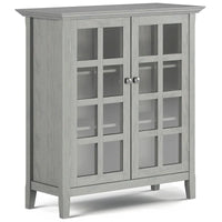 WYNDENHALL Normandy Armoire de rangement en bois massif 39 po - 39 larg. x 17 prof. x 42,2 haut.