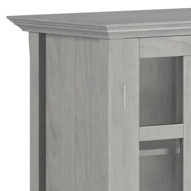 WYNDENHALL Normandy Armoire de rangement en bois massif 39 po - 39 larg. x 17 prof. x 42,2 haut.