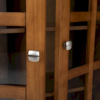 WYNDENHALL Normandy Armoire de rangement en bois massif 39 po - 39 larg. x 17 prof. x 42,2 haut.