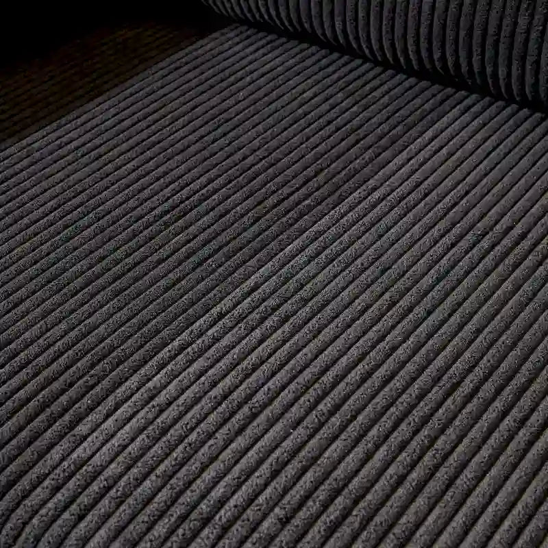 Canapé Méridienne Réversible de Salon Forme L en Tissu Polyester HOOOWOOO