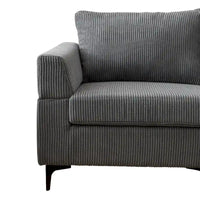 Canapé Méridienne Réversible de Salon Forme L en Tissu Polyester HOOOWOOO