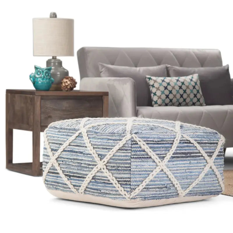 WYNDENHALL Pouf carré Woodley