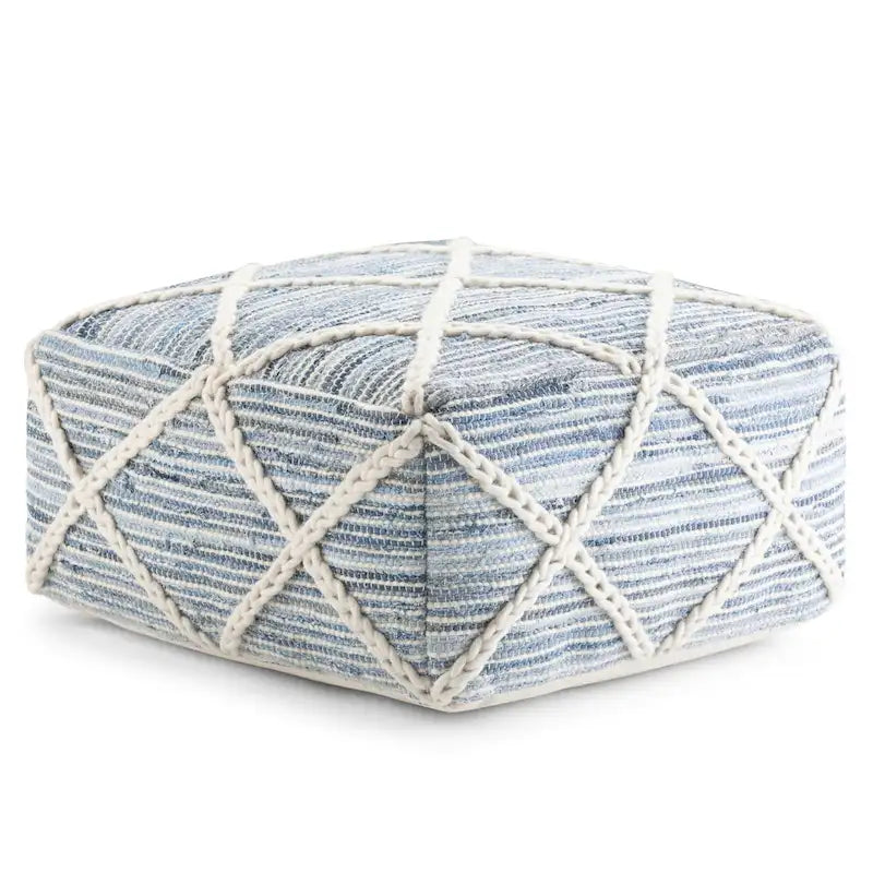 WYNDENHALL Woodley pouf carré