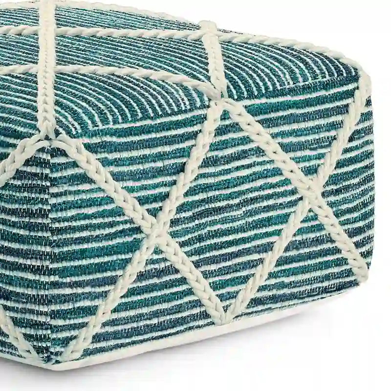 WYNDENHALL Woodley pouf carré
