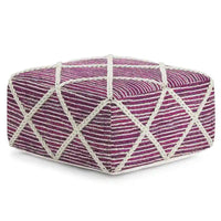 WYNDENHALL Woodley pouf carré
