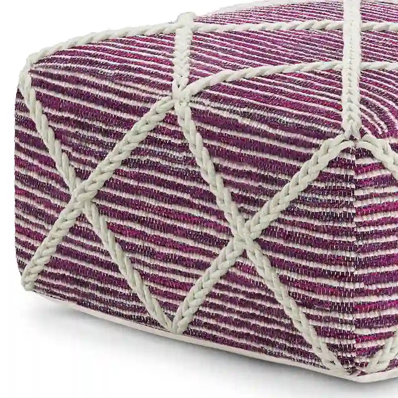 WYNDENHALL Woodley pouf carré