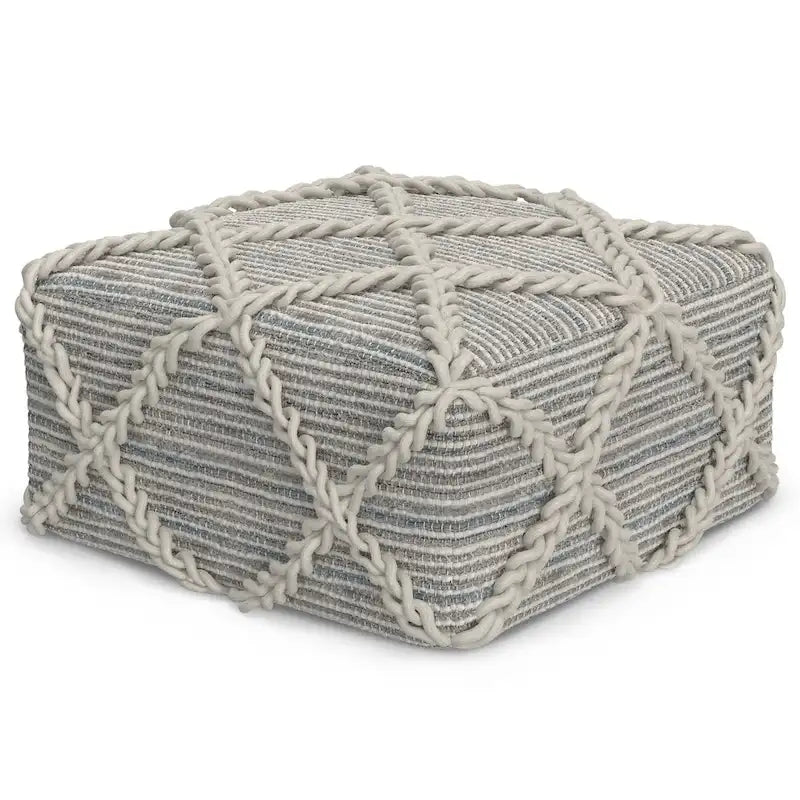 WYNDENHALL Woodley pouf carré