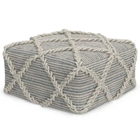 WYNDENHALL Woodley pouf carré