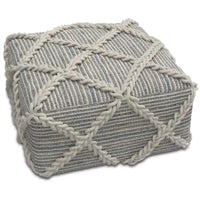 WYNDENHALL Woodley pouf carré