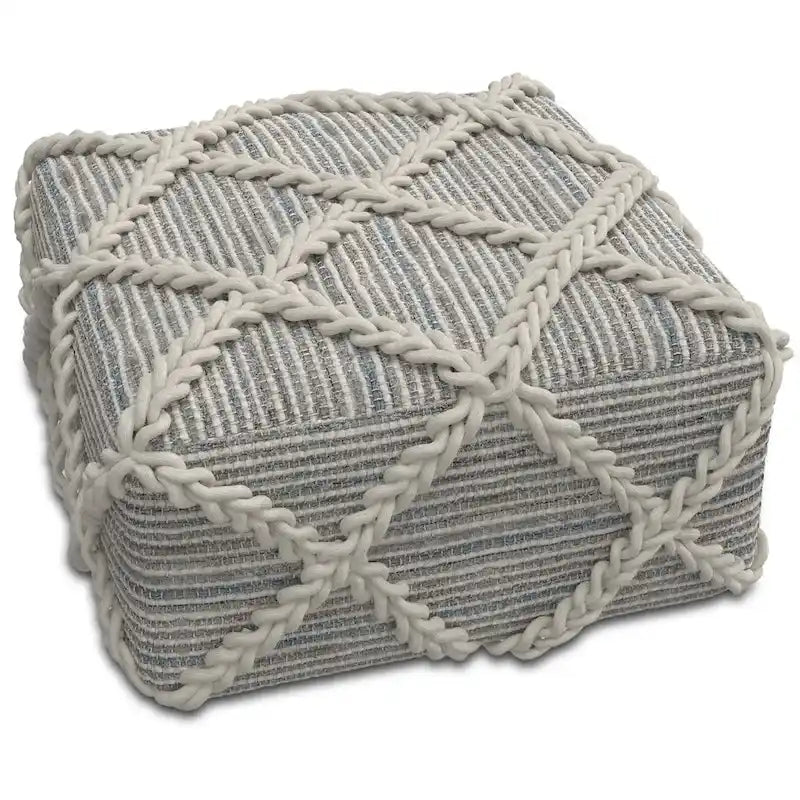 WYNDENHALL Woodley pouf carré