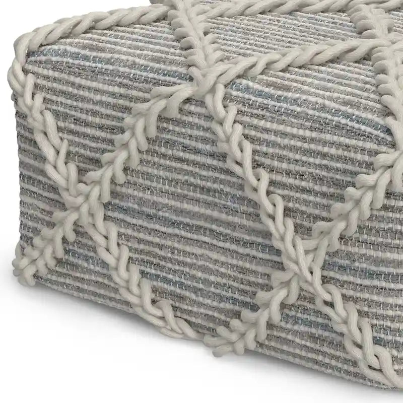 WYNDENHALL Woodley pouf carré