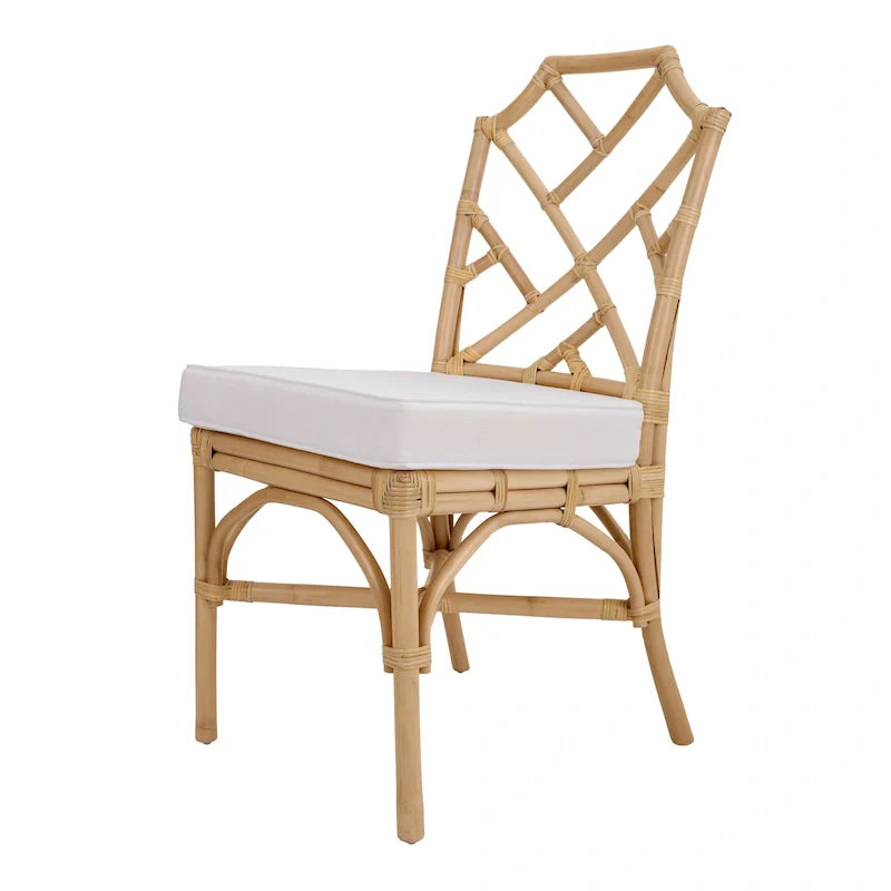 Chaise de salle à manger Kara en rotin, (Lot de 2)