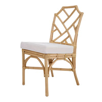 Chaise de salle à manger Kara en rotin, (Lot de 2)