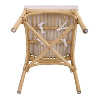Chaise de salle à manger Kara en rotin, (Lot de 2)