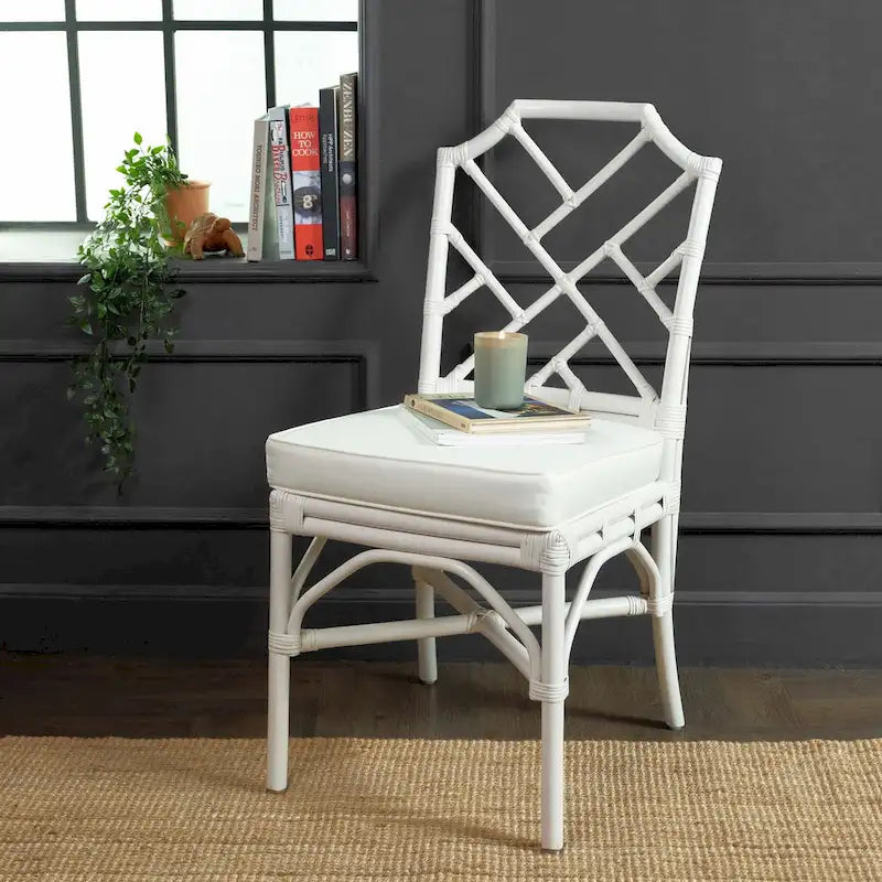 Chaise de salle à manger Kara en rotin, (Lot de 2)