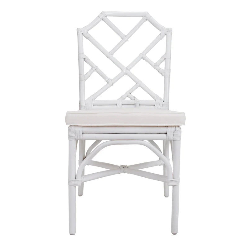 Chaise de salle à manger Kara en rotin, (Lot de 2)