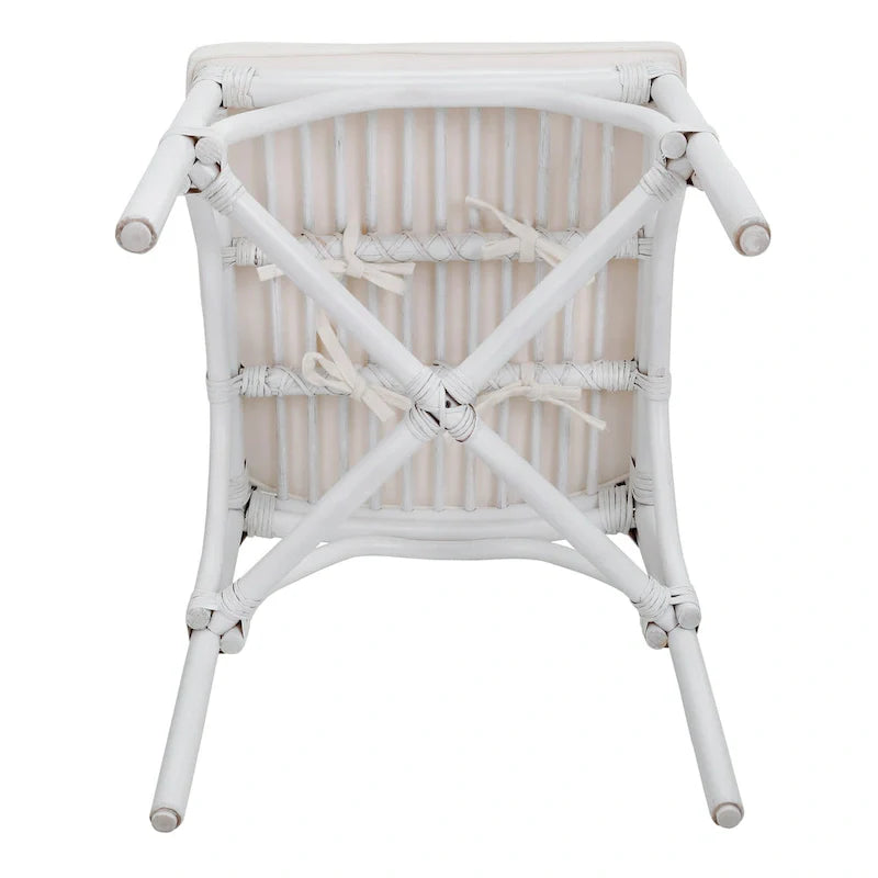 Chaise de salle à manger Kara en rotin, (Lot de 2)