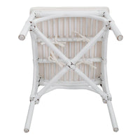 Chaise de salle à manger Kara en rotin, (Lot de 2)