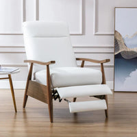 Fauteuil Inclinable à Dossier Poussé en Bois Rembourré Sienna par Greyson Living