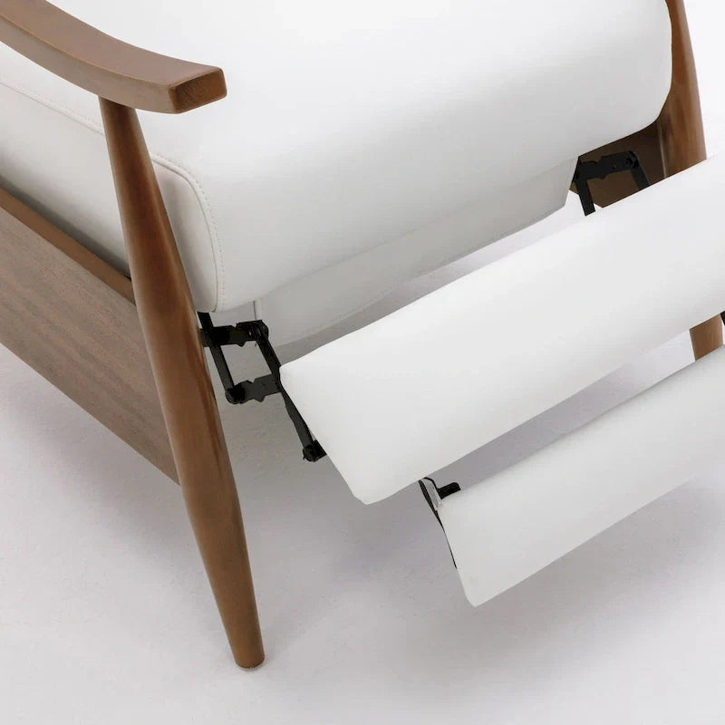 Fauteuil Inclinable à Dossier Poussé en Bois Rembourré Sienna par Greyson Living
