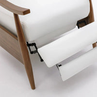 Fauteuil Inclinable à Dossier Poussé en Bois Rembourré Sienna par Greyson Living