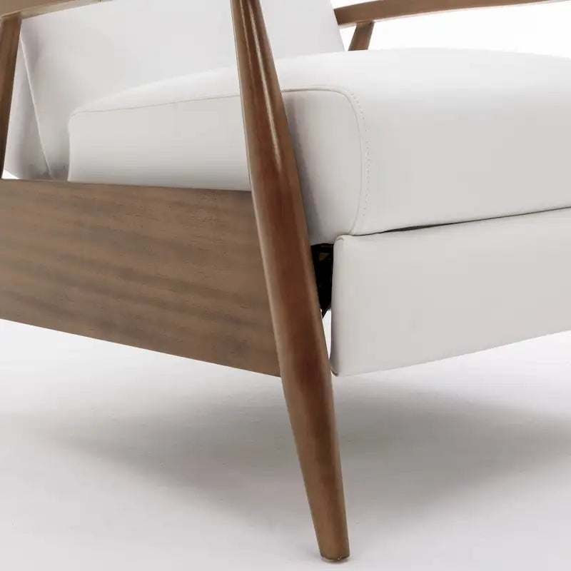 Fauteuil Inclinable à Dossier Poussé en Bois Rembourré Sienna par Greyson Living
