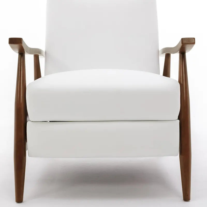 Fauteuil Inclinable à Dossier Poussé en Bois Rembourré Sienna par Greyson Living