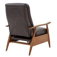 Fauteuil Inclinable à Dossier Poussé en Bois Rembourré Sienna par Greyson Living