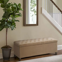 Banc de rangement capitonné Madison Park Sasha Tufted Top
