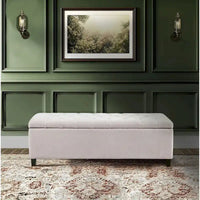 Banc de rangement capitonné Madison Park Sasha Tufted Top