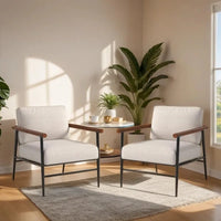 Fauteuil simple rembourré Ebello Comfy pour le salon