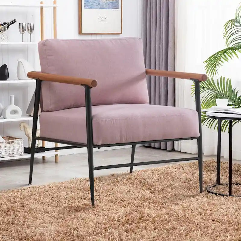 Fauteuil simple rembourré Ebello Comfy pour le salon