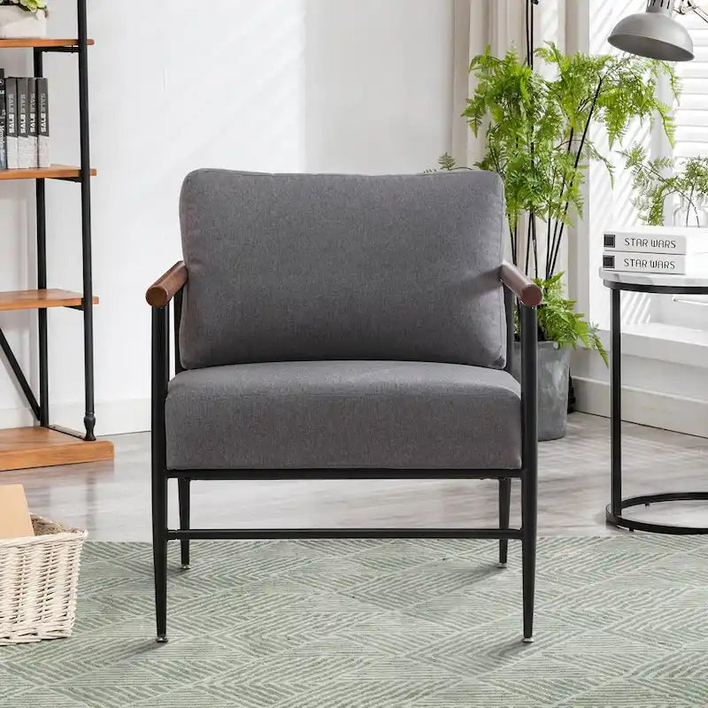 Fauteuil simple rembourré Ebello Comfy pour le salon