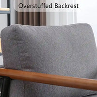 Fauteuil simple rembourré Ebello Comfy pour le salon
