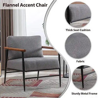 Fauteuil simple rembourré Ebello Comfy pour le salon