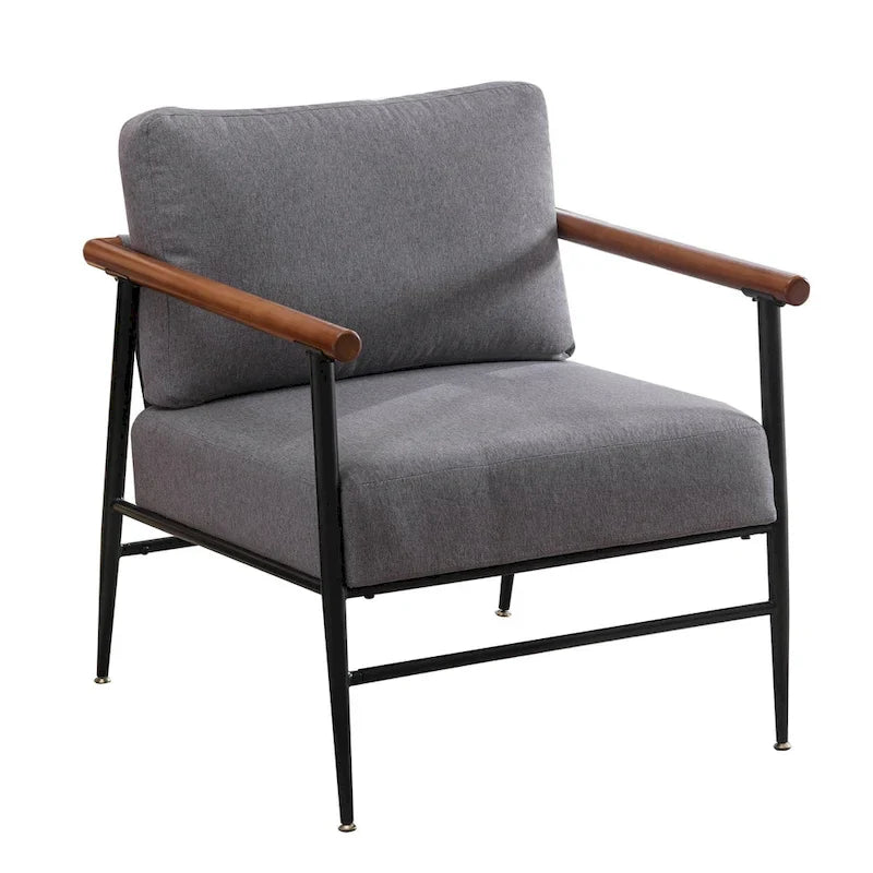 Fauteuil simple rembourré Ebello Comfy pour le salon
