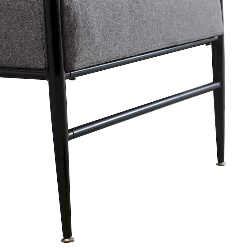 Fauteuil simple rembourré Ebello Comfy pour le salon
