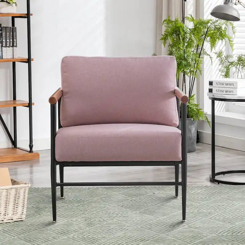 Fauteuil simple rembourré Ebello Comfy pour le salon