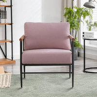 Fauteuil simple rembourré Ebello Comfy pour le salon