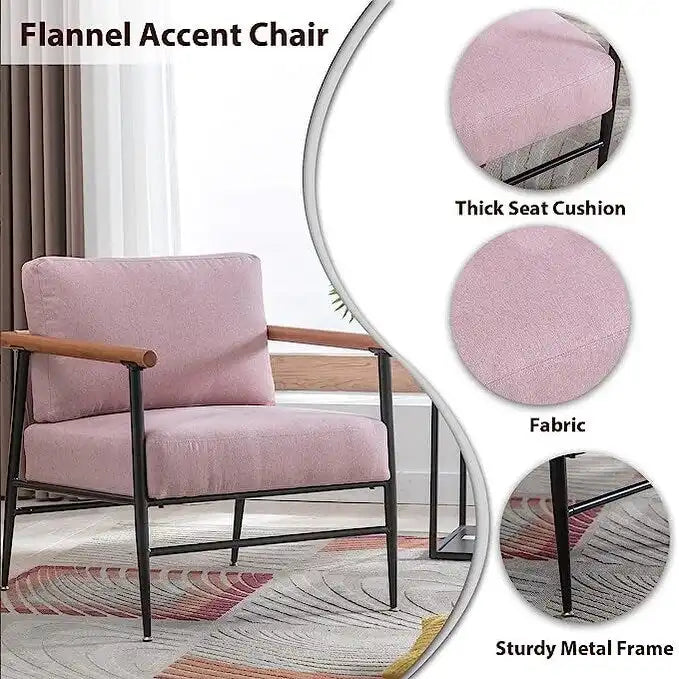 Fauteuil simple rembourré Ebello Comfy pour le salon