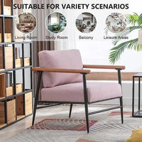 Fauteuil simple rembourré Ebello Comfy pour le salon